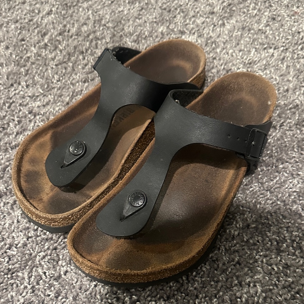 Birkenstocks Black and Brown sandals